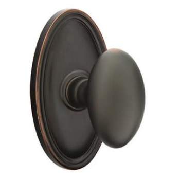 Emtek Egg Keyed Door Knob with Regular Rosette & Reviews