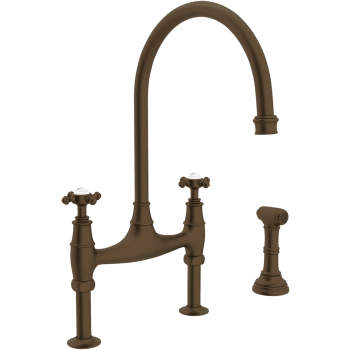 Rohl U.4719L-SEG-2 Perrin & Rowe Georgian Era Bridge Faucet With