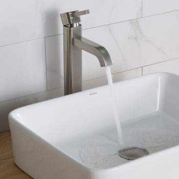 Kraus FVS-1007 Ramus Vessel Bathroom Faucet | QualityBath.com