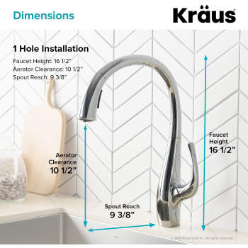 Kraus KPF-1675 Ansel Kitchen Faucet | QualityBath.com