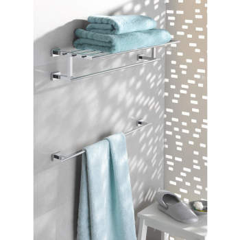 Grohe 40512001 Essentials Cube Multi Towel Rack QualityBath