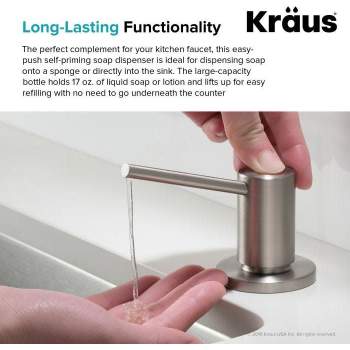 Kraus USA, Accessories, Soap & Lotion Dispensers