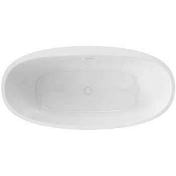 maako Maax 107836-000-001-000 Hatto 6732 Freestanding Soaker Tub