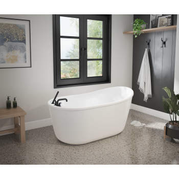 Maax 106997-000-002-100 Finlay Freestanding Soaker Tub 