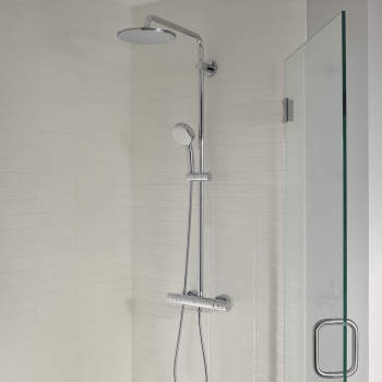 Grohe 27814 Rainshower Cosmopolitan 210 Shower Head | QualityBath.com