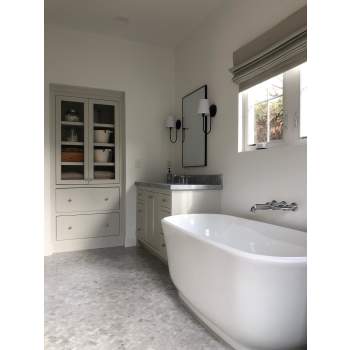 Perlato PTXSNA6732-GW Sona Soaker Tub | QualityBath.com
