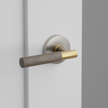 Emtek 5109TWNWD Select Walnut Lever Handle With T-Bar Stem