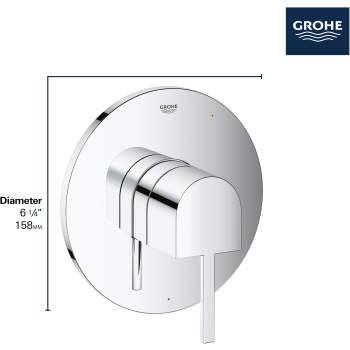 Grohe 29331 Plus Pressure Balance Valve Trim With Cartridge 
