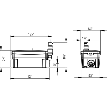 Saniflo 010 Sanishower Light Duty Water Pump QualityBath