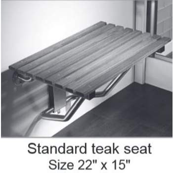 Mti teak shower seat discount