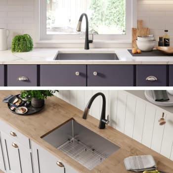 Undermount kitchen sinks for discount 27 inch cabinet