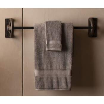 Industrial top towel bar