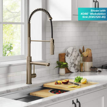Kraus KPF-1604MBSFSB Artec Pro Pull-Down Single Handle ...