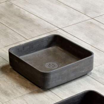 Stone Forest TD VSL SQR Contour Square Vessel Sink QualityBath