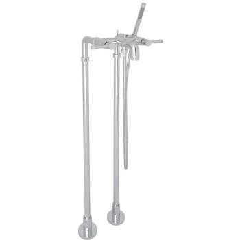 Rohl AKIT3302NIL Exposed Floor Mount Tub Filler | QualityBath.com