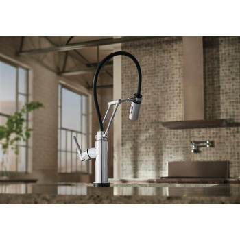 Brizo 64243LF Litze Kitchen Faucet With Smart Touch ...
