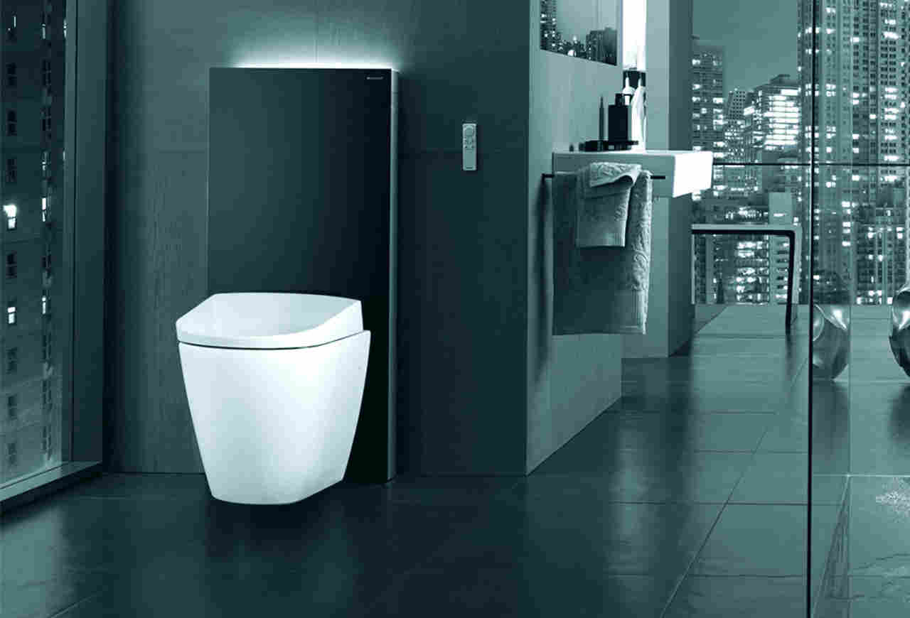 Floor Mounted Geberit Monolith Cistern WC