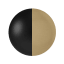 Matte Black with Antique Gold image