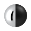 Polished Chrome with Matte Black Inner Accent image