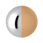 Polished Chrome with Satin Gold Accent image