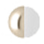 Satin Nickel/Matte White image
