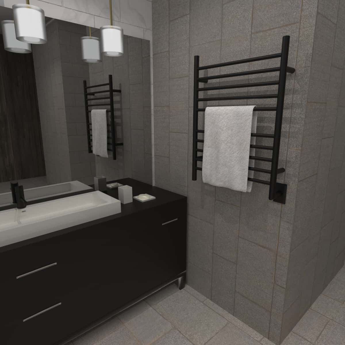 Amba RWH Radiant Hardwired Towel Warmer | QualityBath.com