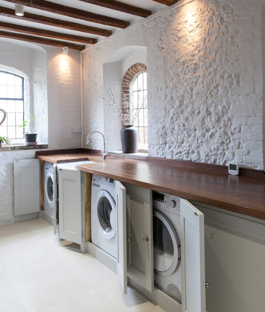 laundry room by Anthony Edwards Kitchens