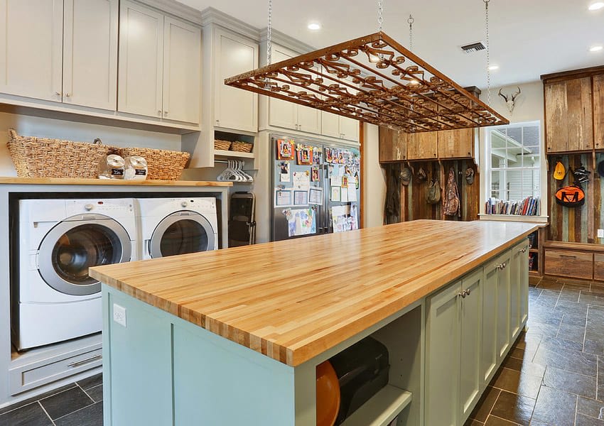 laundry room by Ourso Designs