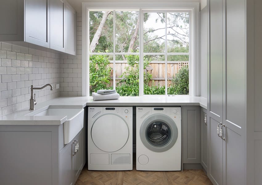 laundry room by Smarter Bathrooms+