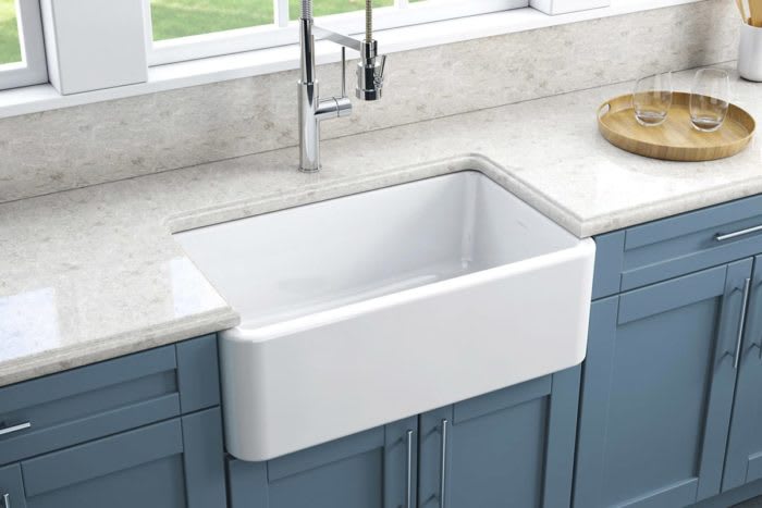 Fireclay Sinks Everything You Need To, Replacing Undermount Sink With Farmhouse Filter