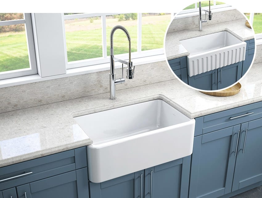 Fireclay Sinks Everything You Need To, White Farm House Sink