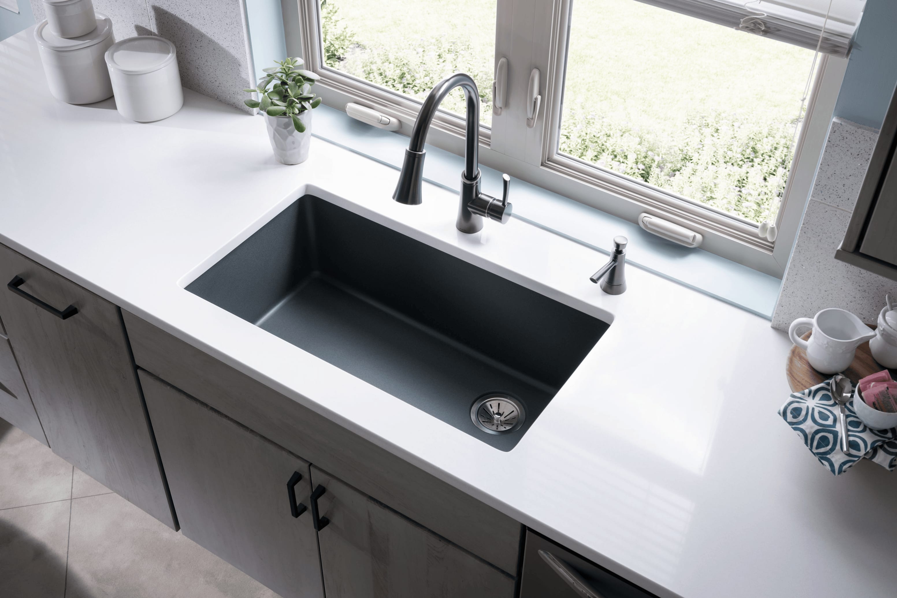 Elkay Elgu13322 Quartz Classic 33 Kitchen Sink