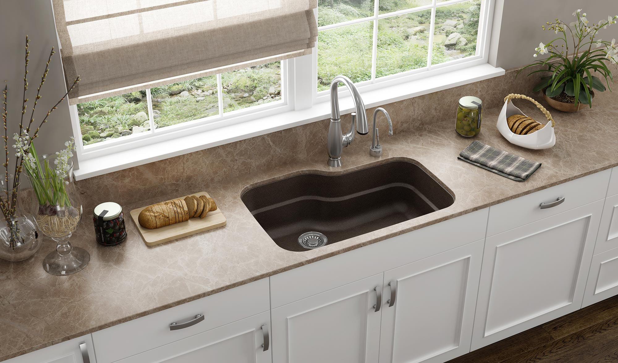 franke undermount granite kitchen sink