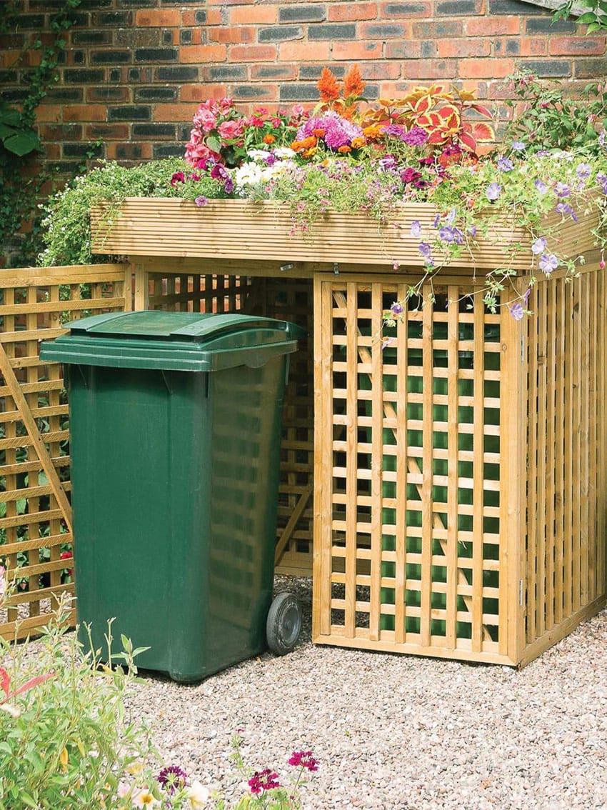 Attractive Outdoor Trash Can Storage - QB Blog