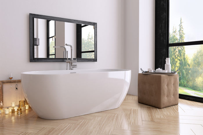 best bathtub material for retaining heat