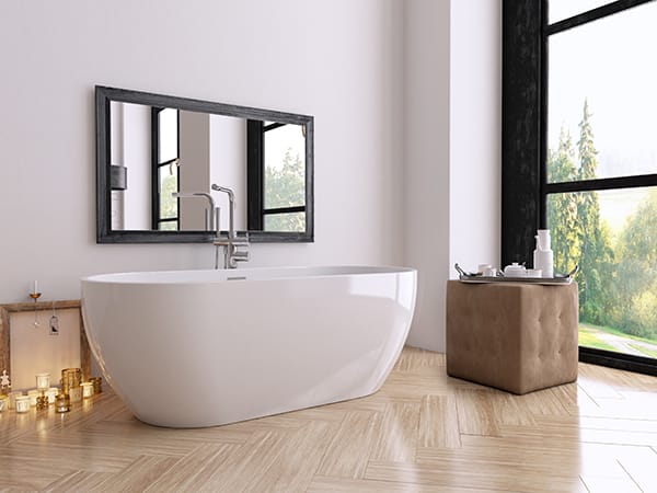 Perlato Venezia Freestanding Acrylic Soaker Tub
