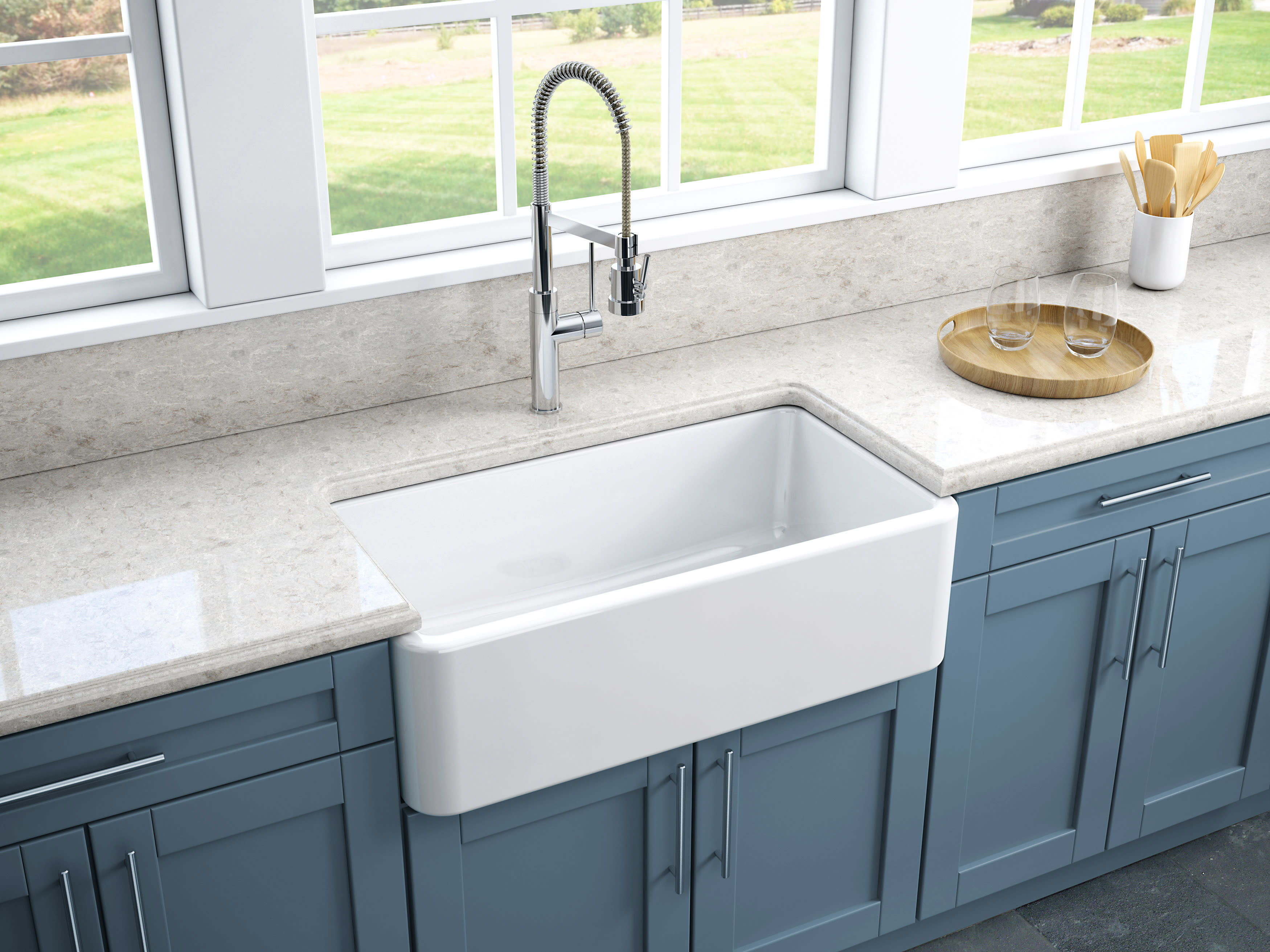 How To Measure The Base Cabinet For Your Kitchen Sink Qualitybath Com 