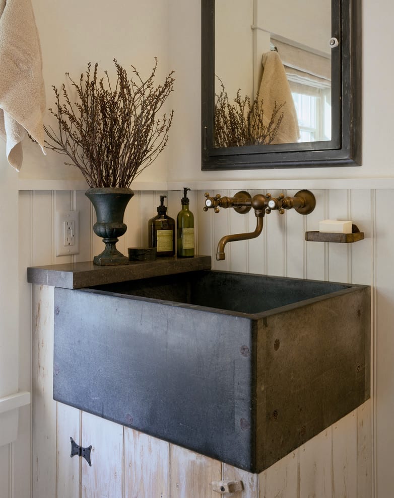 Farmhouse Sinks For The Bathroom Qualitybath Com Discover - Small Farmhouse Style Bathroom Sinks