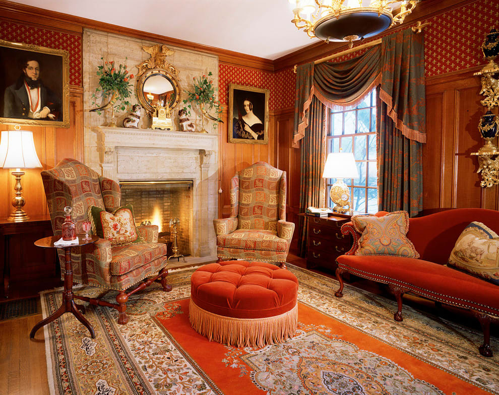 living room in house victorian