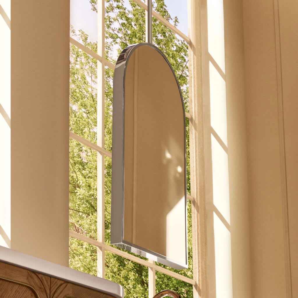Robern Sculpt hanging arch mirror