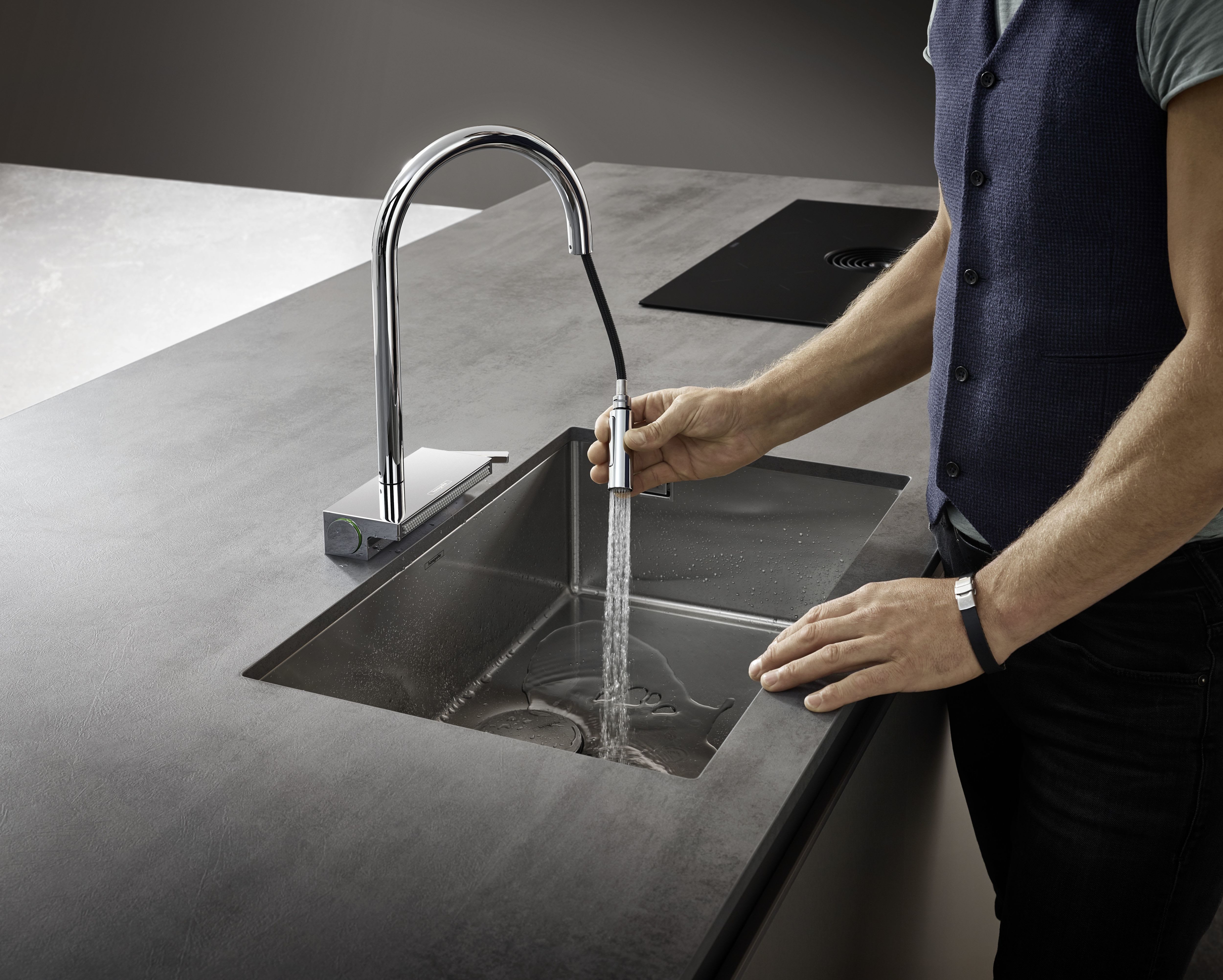 Hansgrohe 73831671 Aquno Select Aquno Select Higharc Kitchen