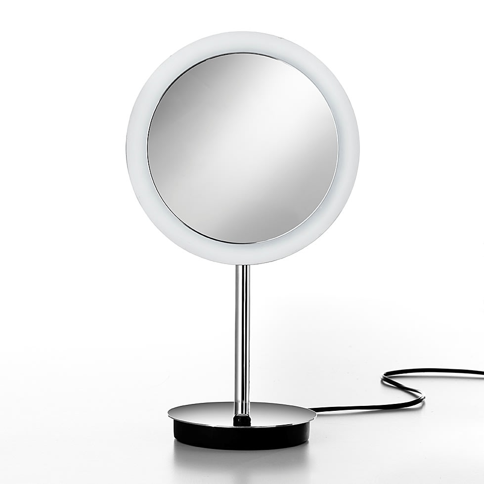 magnifying mirror with led light