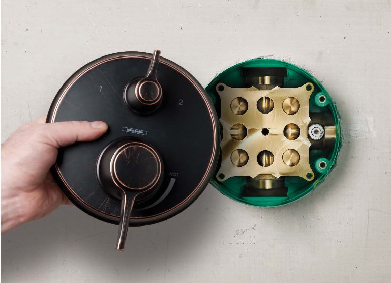 専用です Hansgrohe 15977181 Axor Rough Volume Control Valve, 3/4-Inch by AX