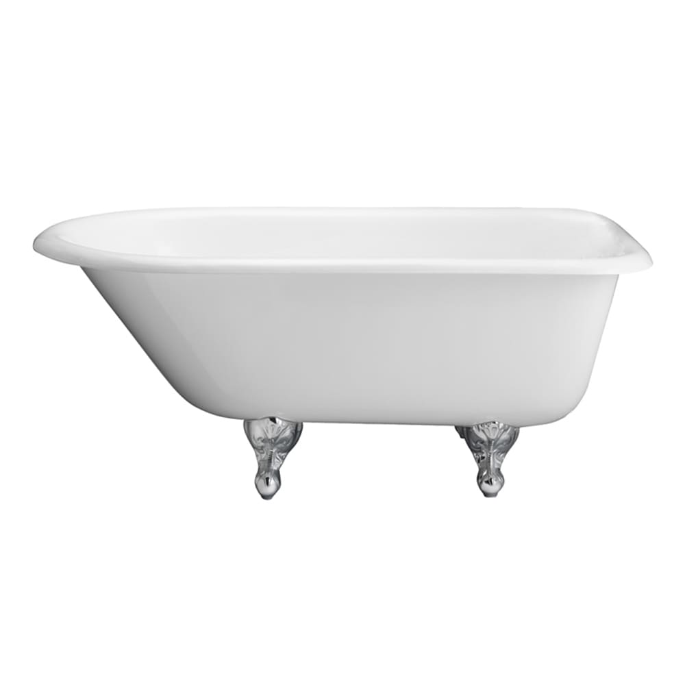 Barclay Products 5 ft. Acrylic Ball and Claw Feet Slipper Tub in