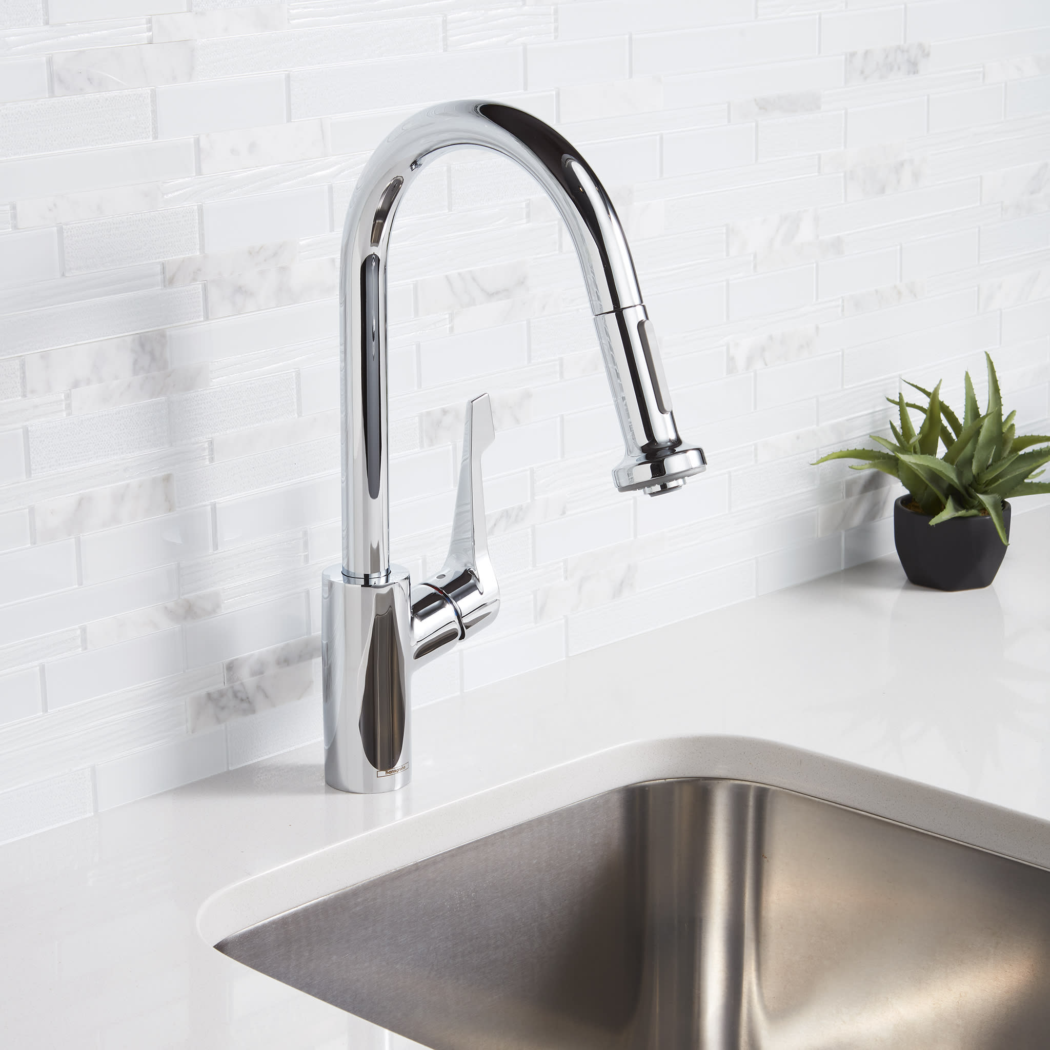Hansgrohe 04705 Cento Kitchen Faucet | QualityBath.com