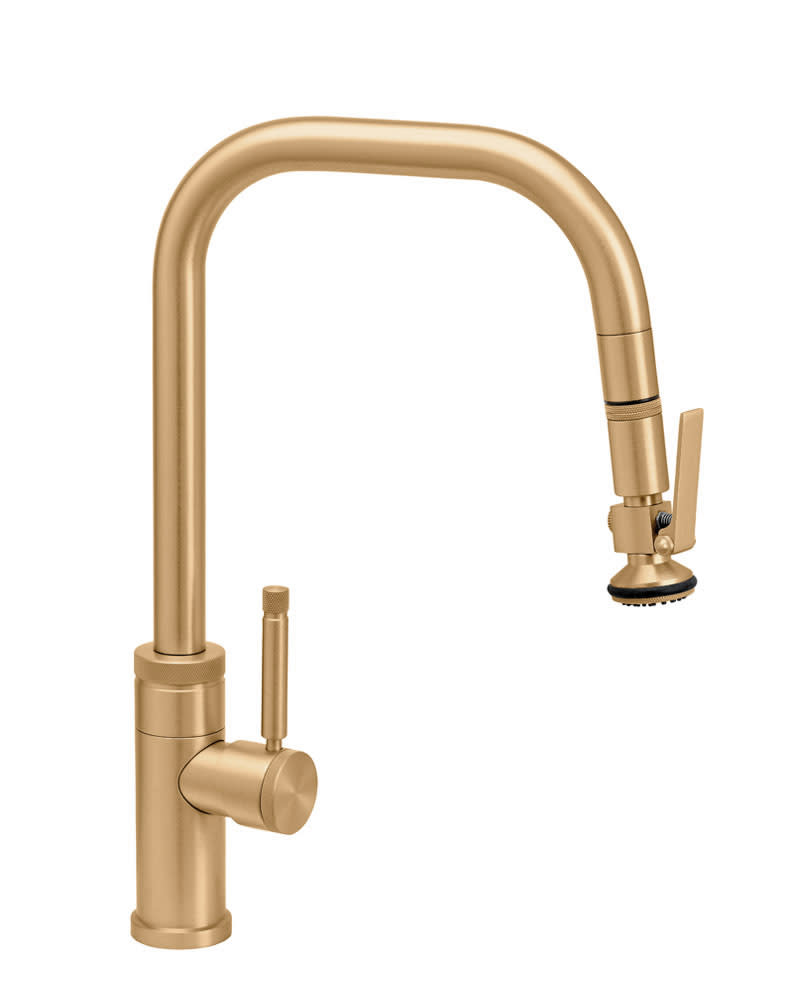 Waterstone 10270-MB Fulton Industrial Plp Pull Down Faucet With Angled  Spout