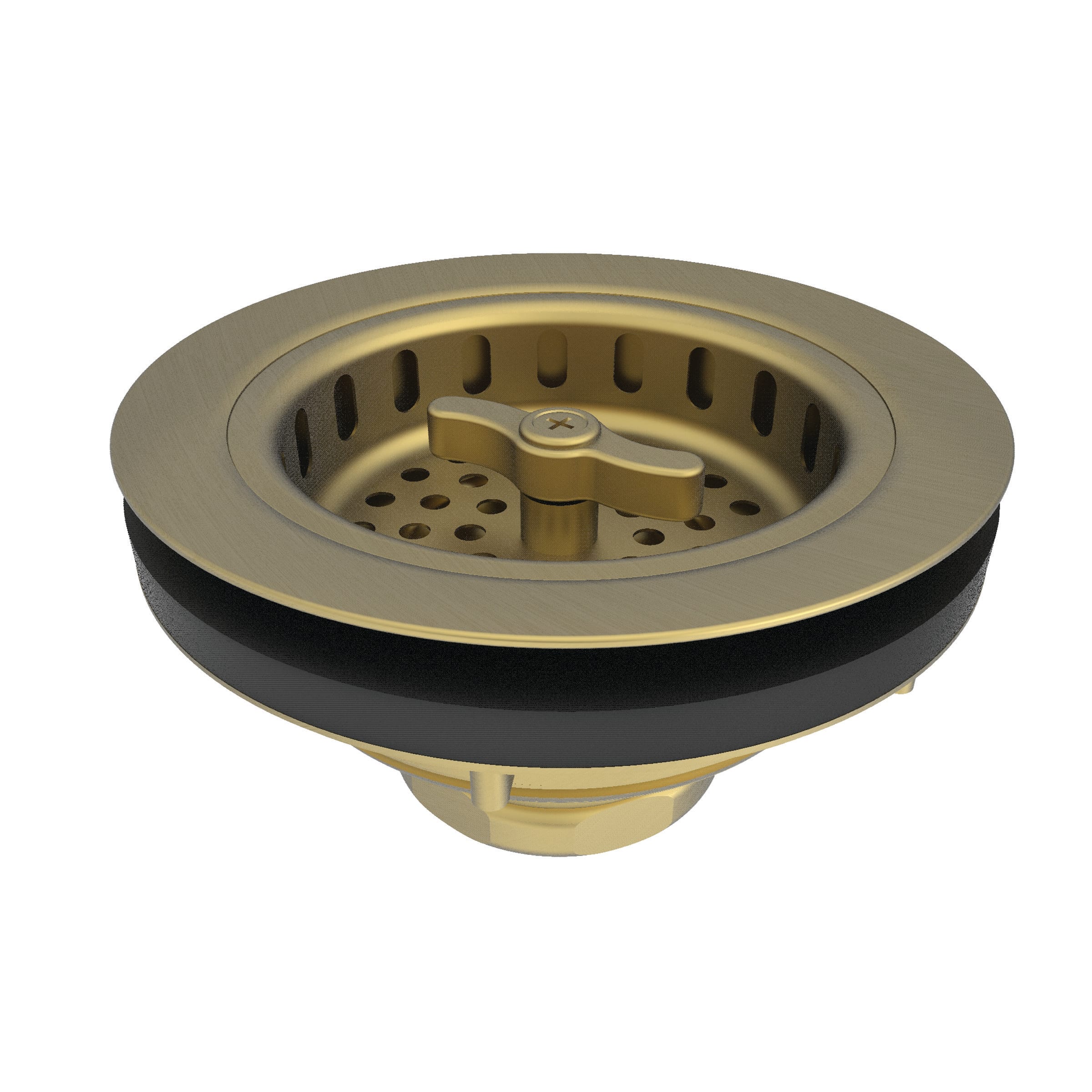 Brasstech 120/06 Large Basket Strainer, Wing Nut Locking Style