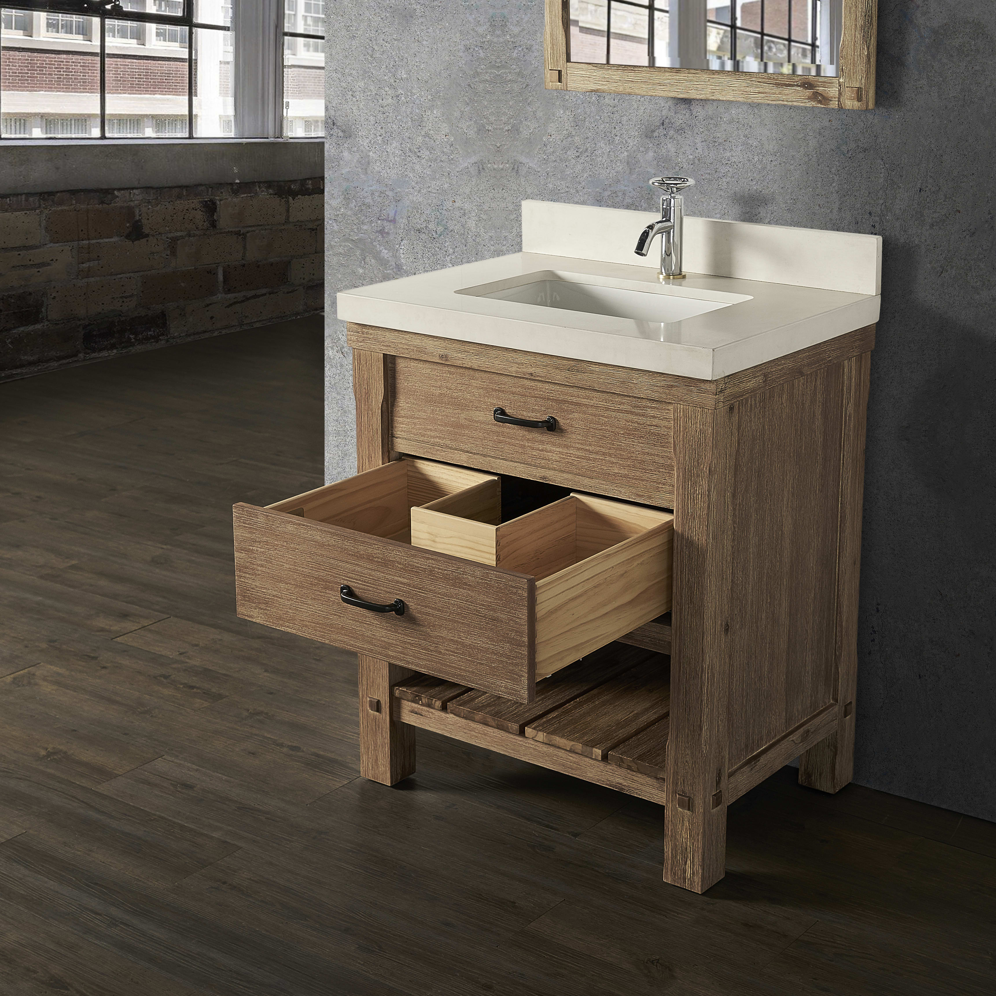 Fairmont Designs 1507 Vh30 Napa 30 Open Shelf Vanity Qualitybath Com