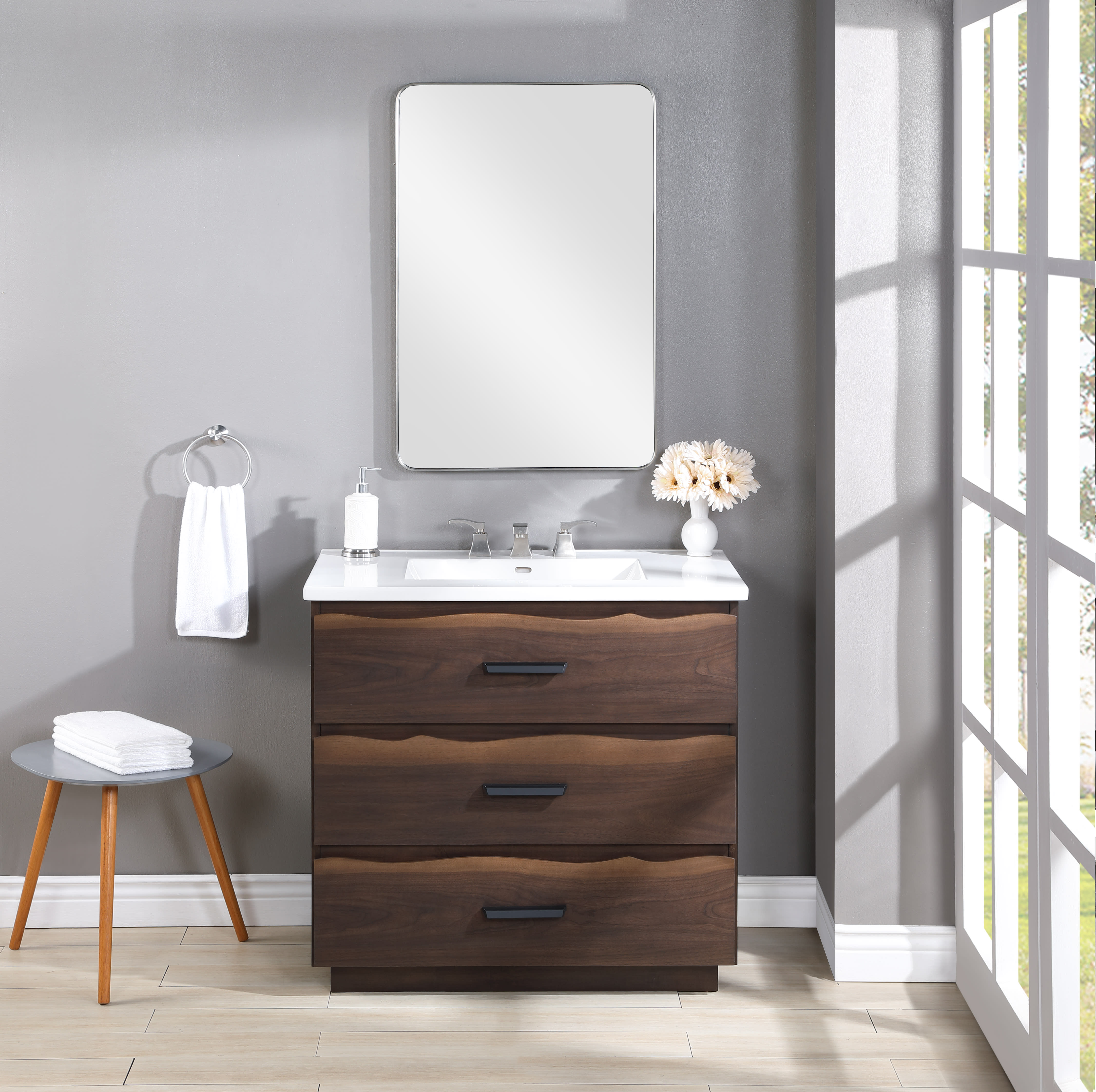 Fairmont Designs 1548-V36 Live Edge 36" Bathroom Vanity | QualityBath.com