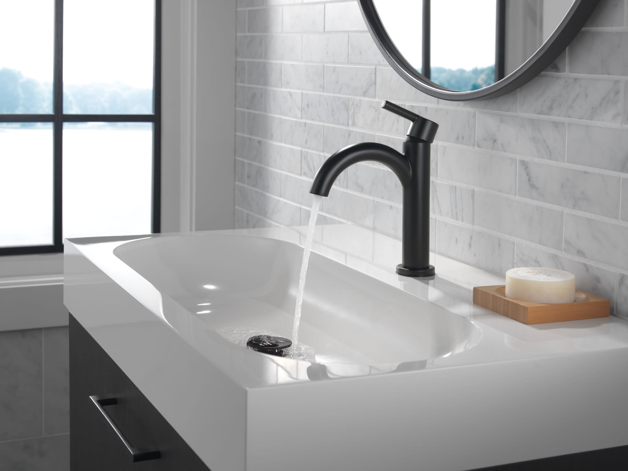 Delta 15749LF-GZ Nicoli Single Handle Bathroom Faucet